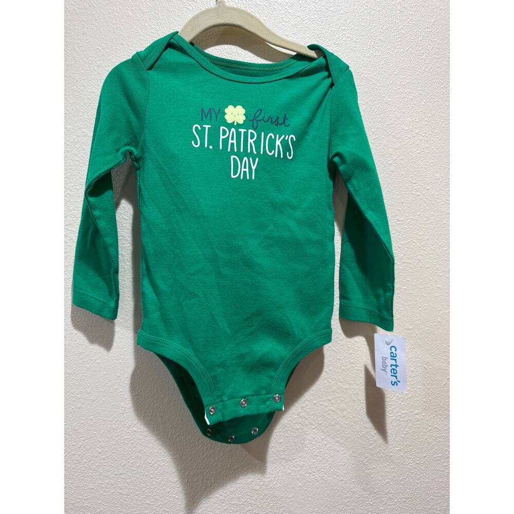 Carters My First St Patrick’s Day Onesie Set Size 24 months new
